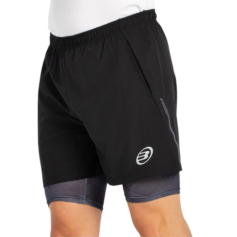 Bullpadel Short Manzan Heren Zwart