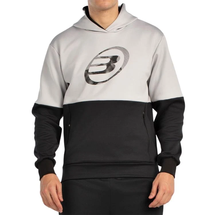 Bullpadel Hoodie Boyal Heren Grijs Zwart