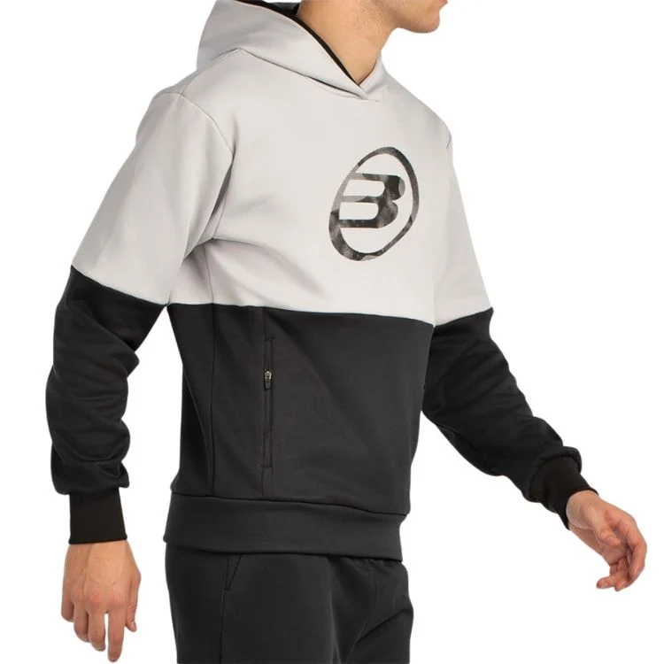 Bullpadel Hoodie Boyal Heren Grijs Zwart