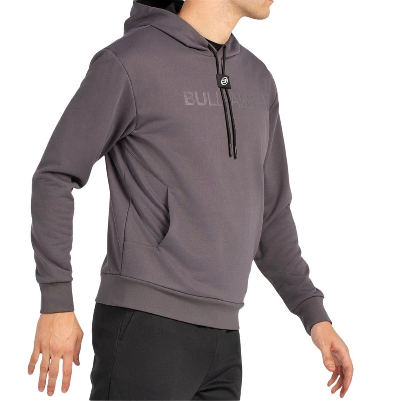 Bullpadel Hoodie Binee Heren Donkergrijs