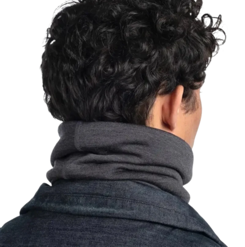 Buff MERINO HEAVYWEIGHT MULTIFUNKTIONSTUCH für Erwachsene solid grey Gr. One Size