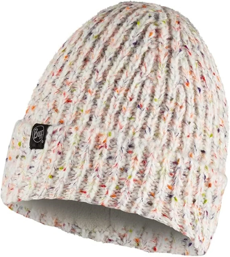 Buff KNITTED & FLEECE BEANIE für Erwachsene kim white Gr. One Size