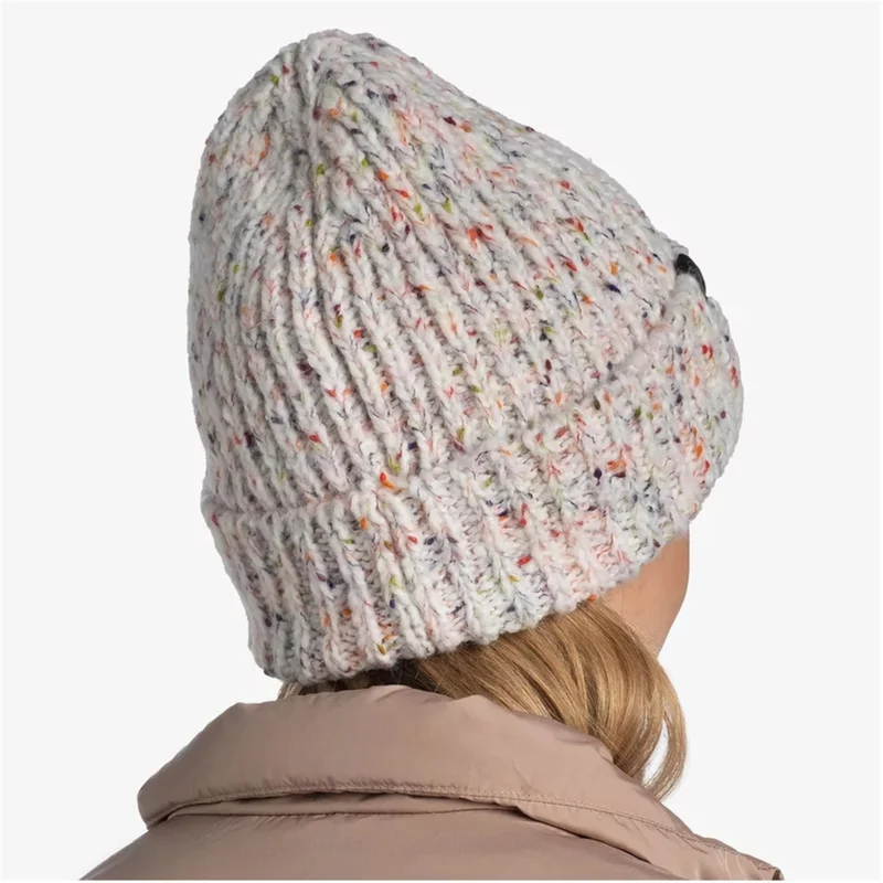 Buff KNITTED & FLEECE BEANIE für Erwachsene kim white Gr. One Size
