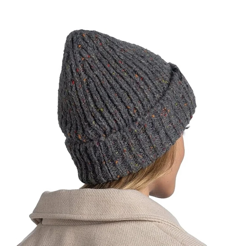 Buff KNITTED & FLEECE BEANIE für Erwachsene kim grey Gr. One Size