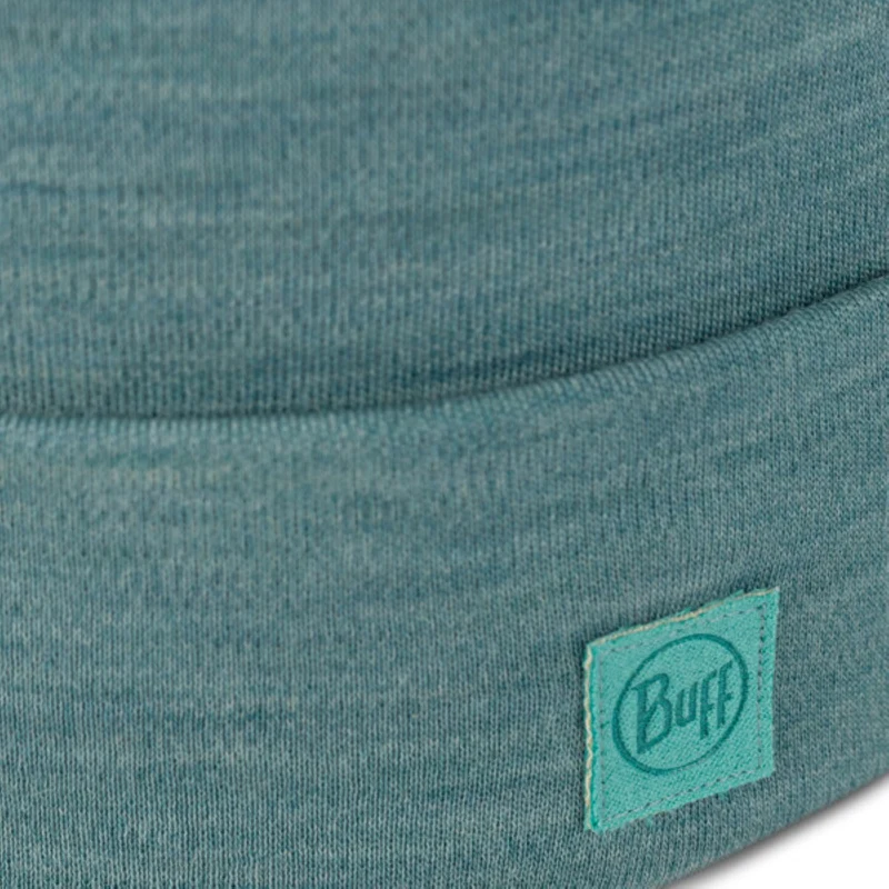 Buff MERINO HEAVYWEIGHT BEANIE für Erwachsene solid pool Gr. One Size