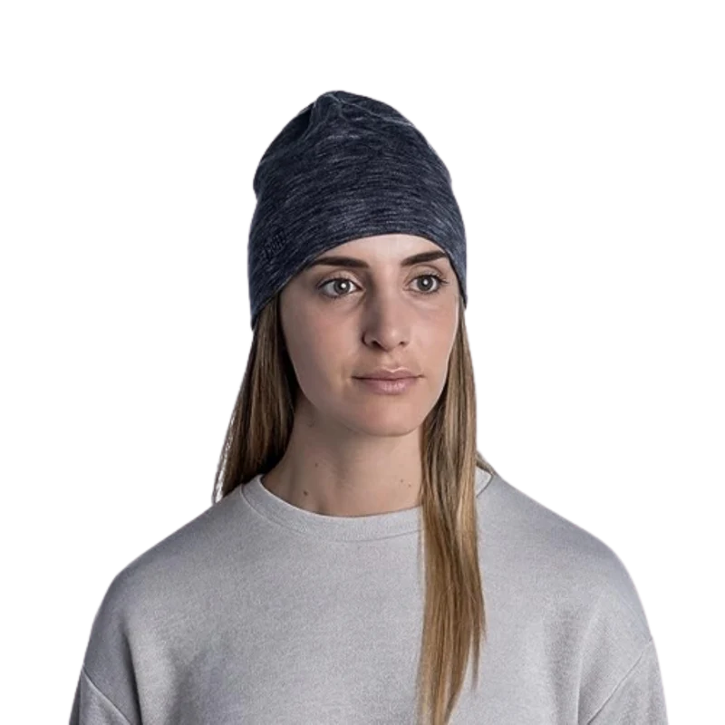 Buff MERINO MIDWEIGHT BEANIE für Erwachsene multistripes graphite Gr. One Size