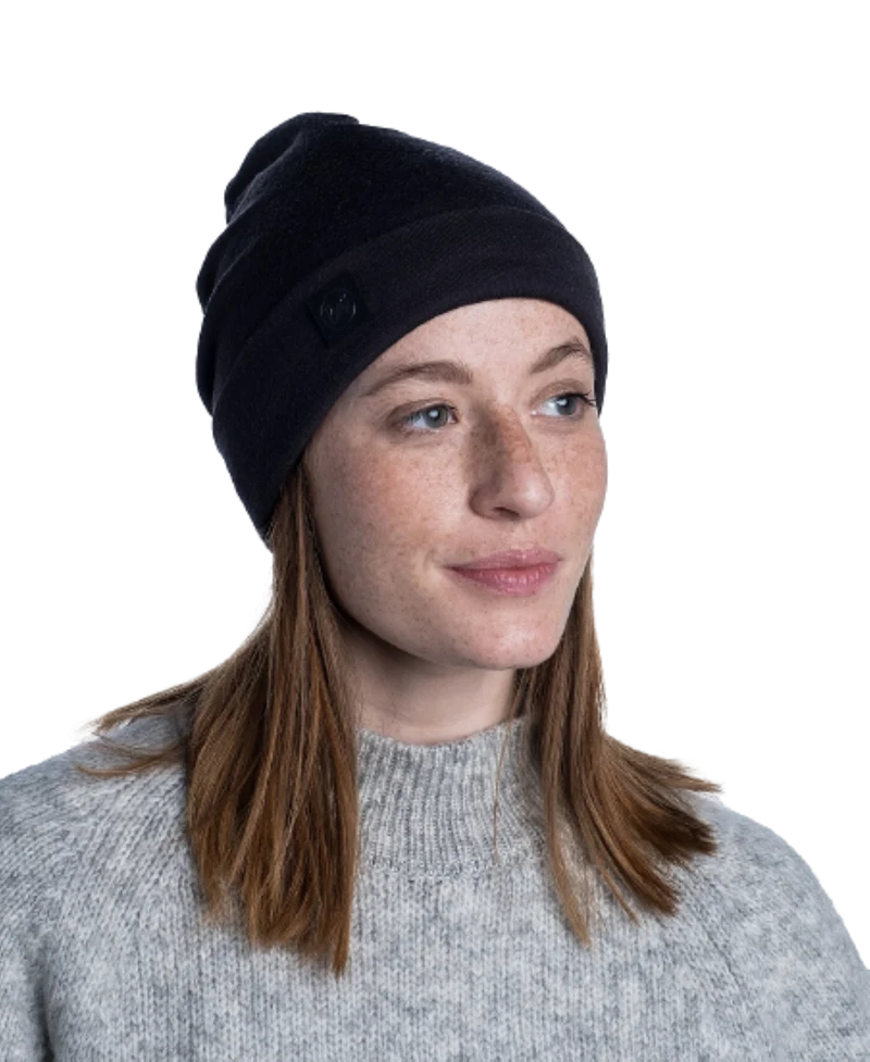 Buff MERINO HEAVYWEIGHT BEANIE für Erwachsene solid black Gr. One Size