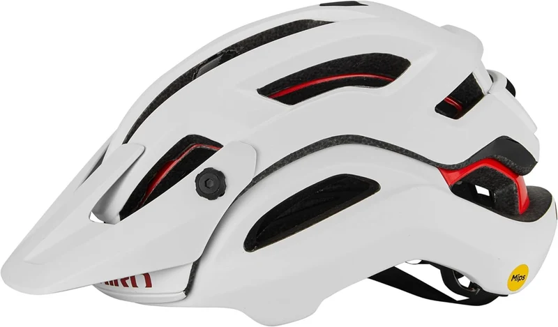 Giro MANIFEST SPHERICAL MIPS Fahrradhelm matte white black red Gr. M (55-59 cm) Herren