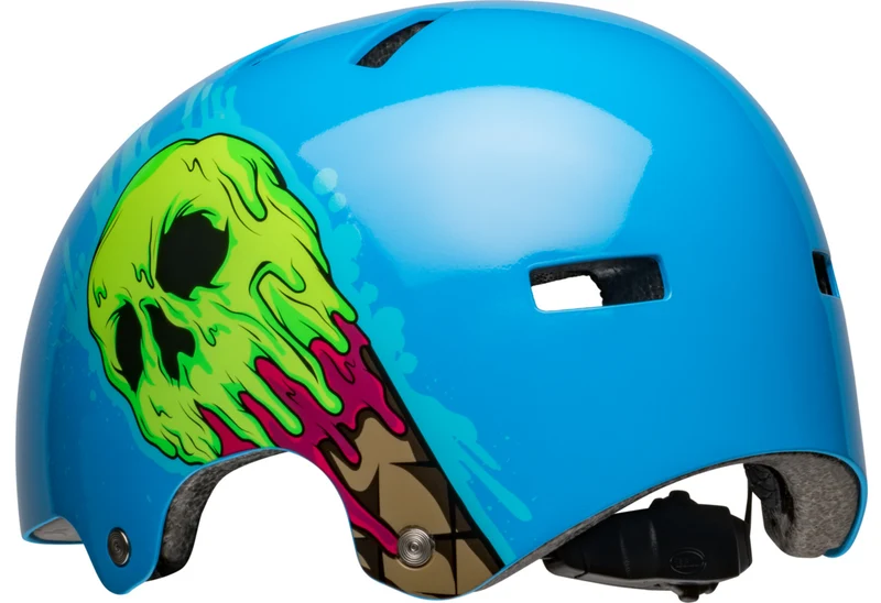Bell LOCAL Fahrradhelm gloss blue ice scream Gr. M (55-59 cm) Unisex