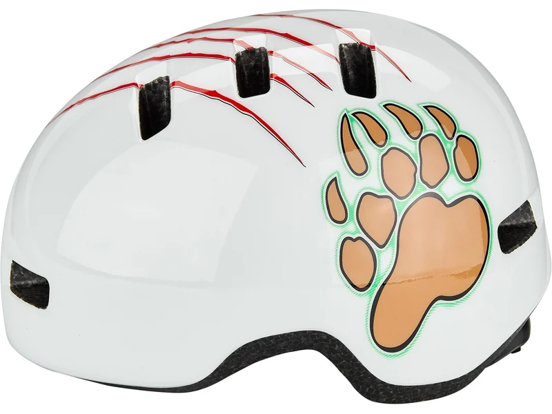 Bell LIL RIPPER Fahrradhelm gloss white grizzly Gr. (48-55 cm) Kinder