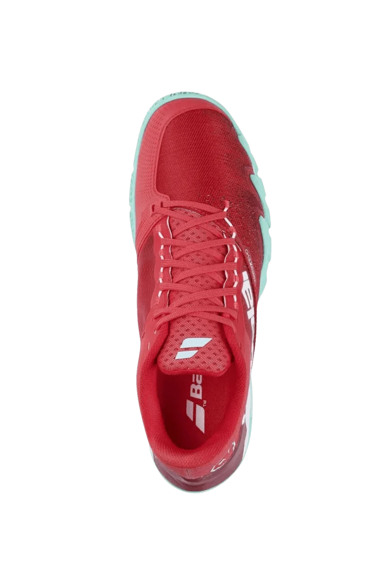 Babolat Jet Premura 2 Lebron Padelschuh Rot/Hellblau