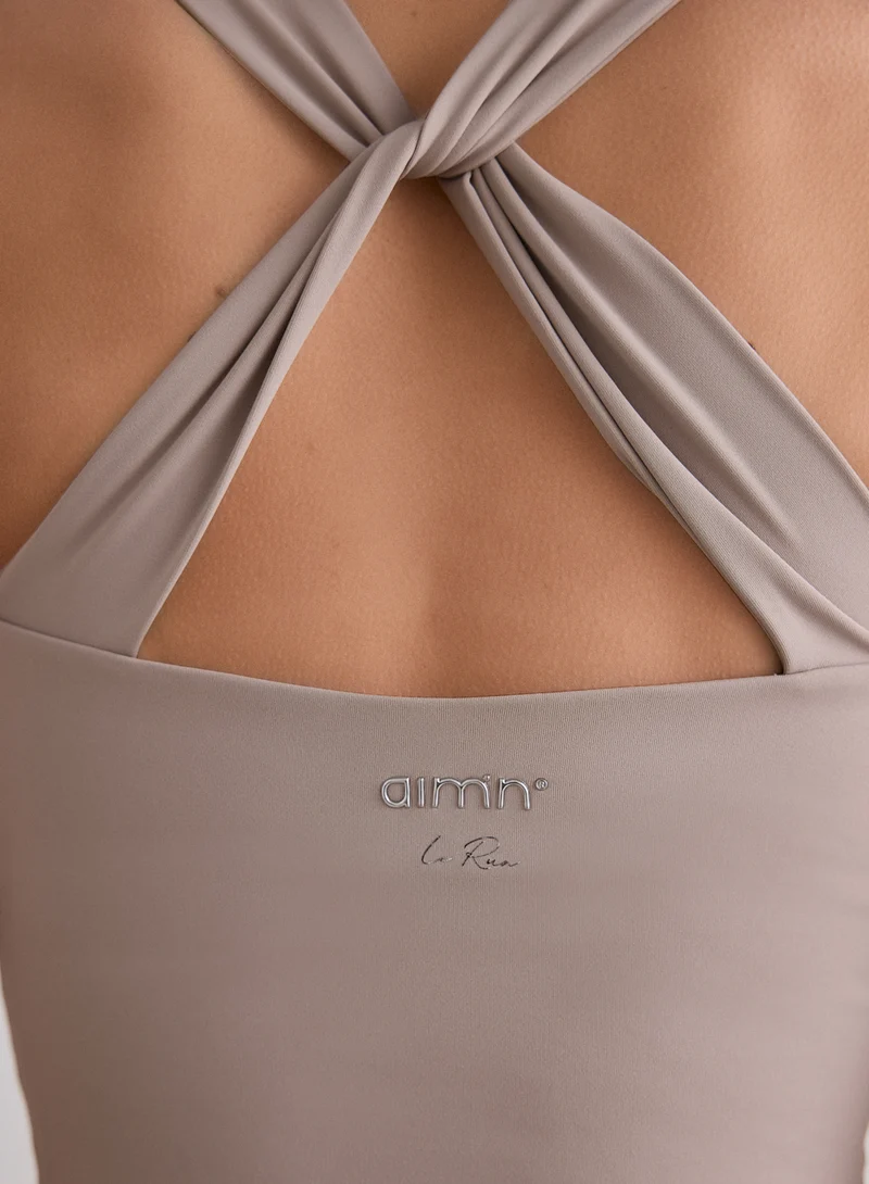 Dark Clay Lunar Running Singlet
