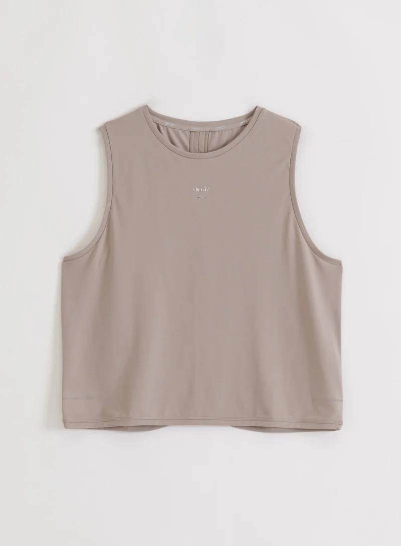 Dark Clay Seamless Running Top