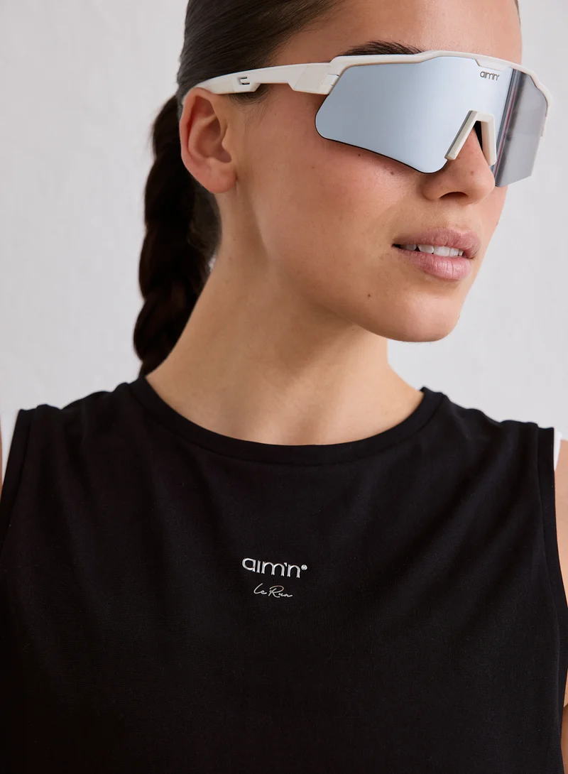 Black Seamless Running Top