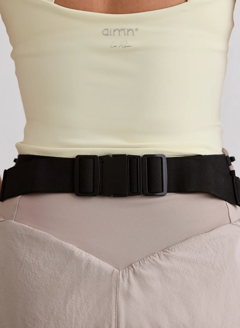 Dark Clay Running Belt Bag