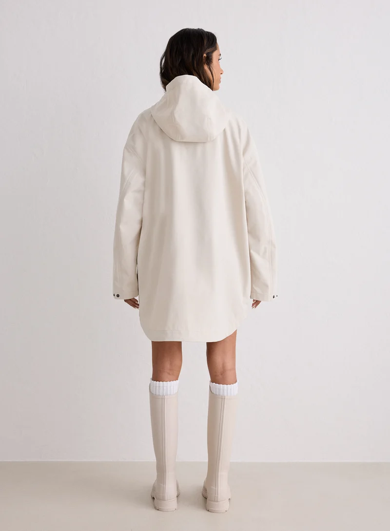 Sand Waterproof Oversized Anorak