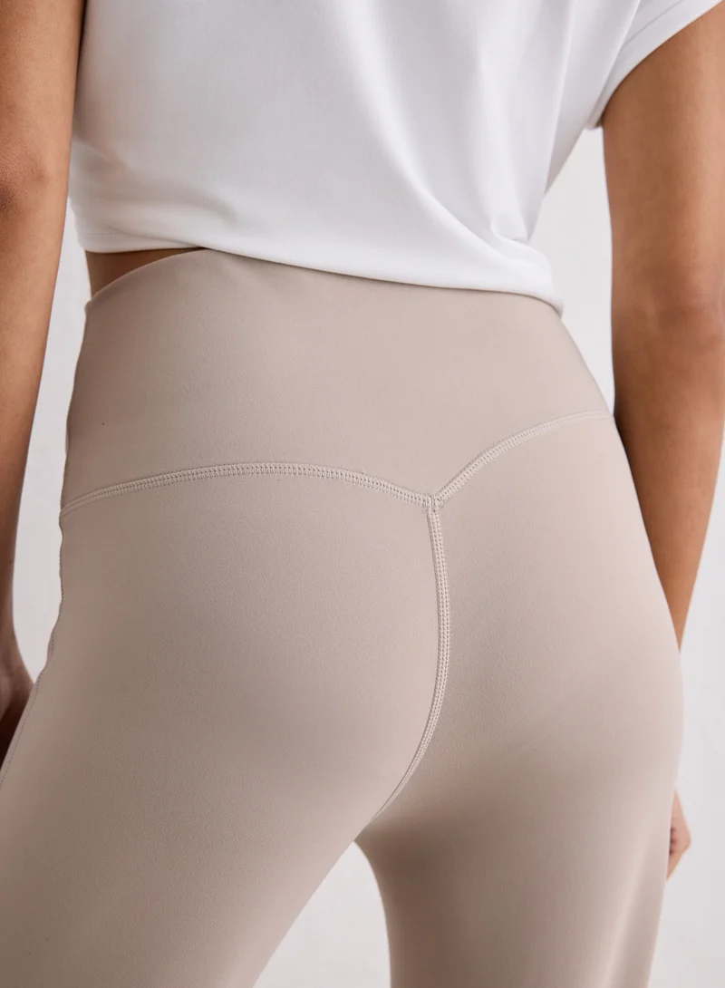 Dark Clay Sense Straight Leg Petite Tights