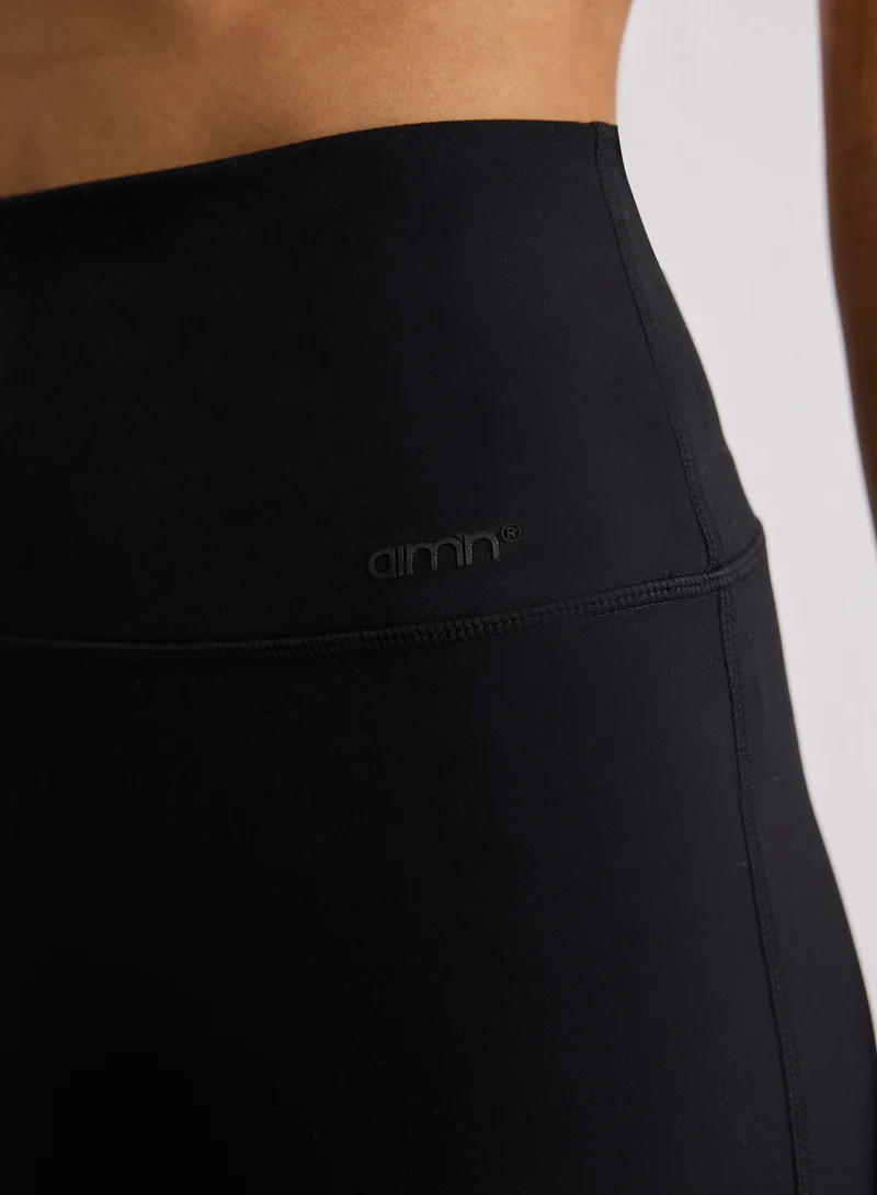 Black Sense Straight Leg Petite Tights