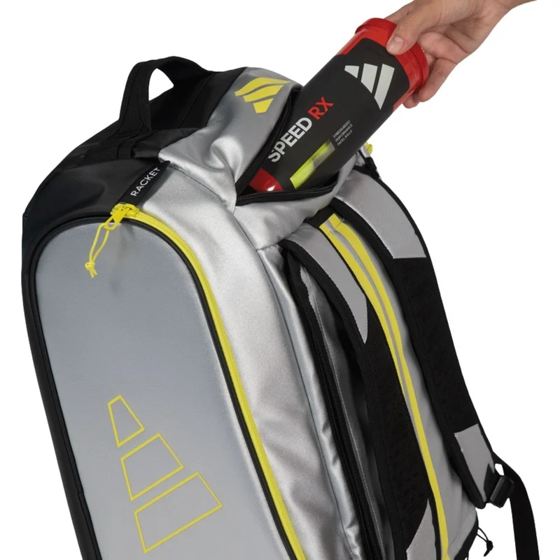 Adidas Racket Bag Tour 2026 (Silver/Lime)