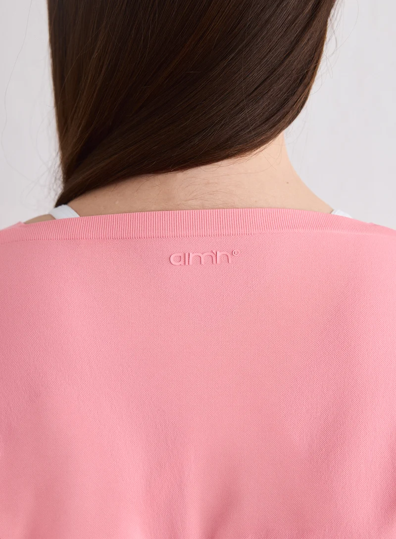 Blush Shape Seamless Wrap Long Sleeve