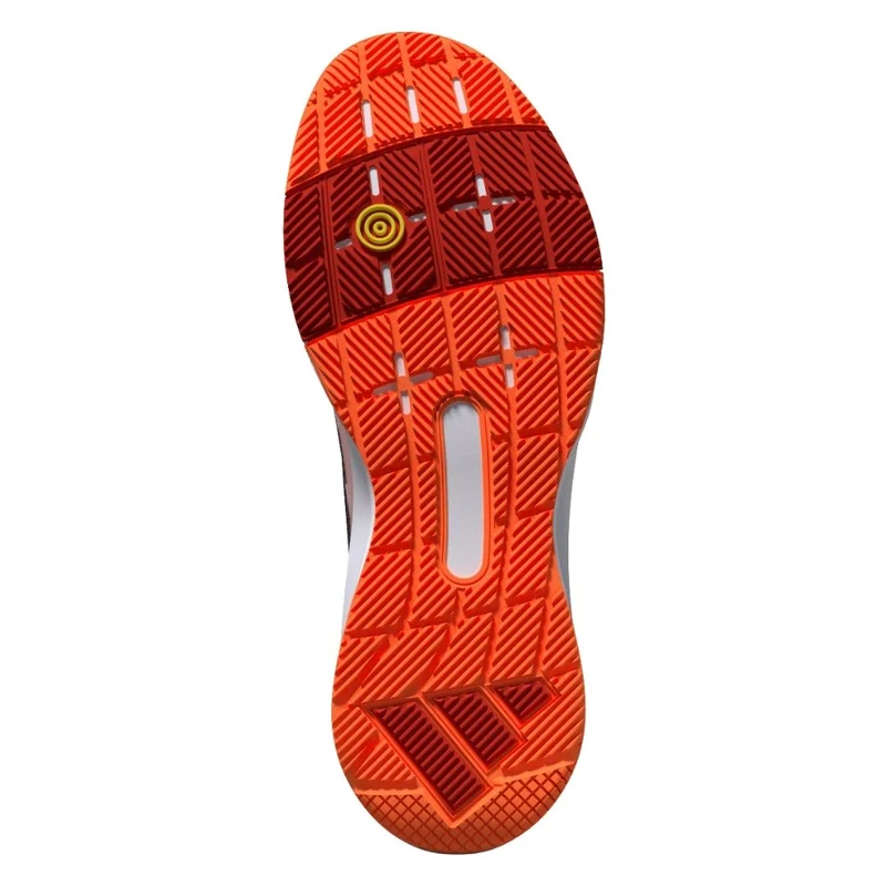 Adidas Crazyquick LS Men Padel Shoes (Cloud White/Core Black/Lucid Orange)