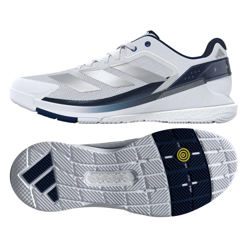 Adidas Crazyquick Boost Men Padel Shoes (White/Blue)