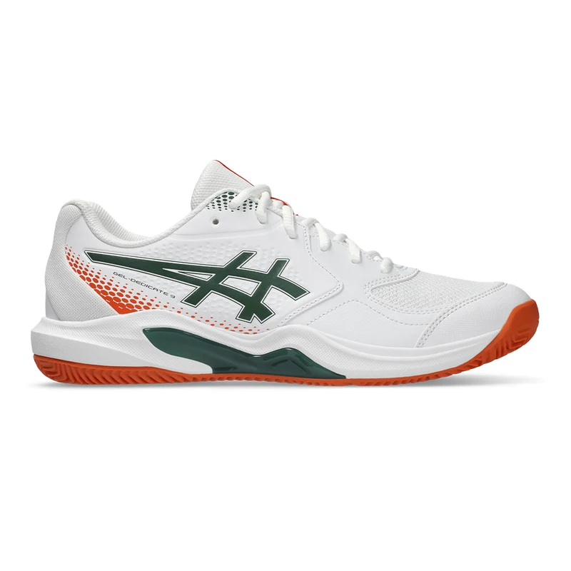 ASICS GEL DEDICATE 9 PADEL White/Green FW26 (Zapatillas)
