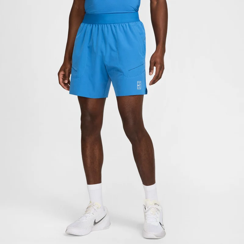Court Dri-Fit Advantage 6in Shorts Herren-Blau,Weiß