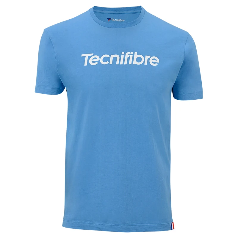 TEAM COTTON TEE AZUR HOMME