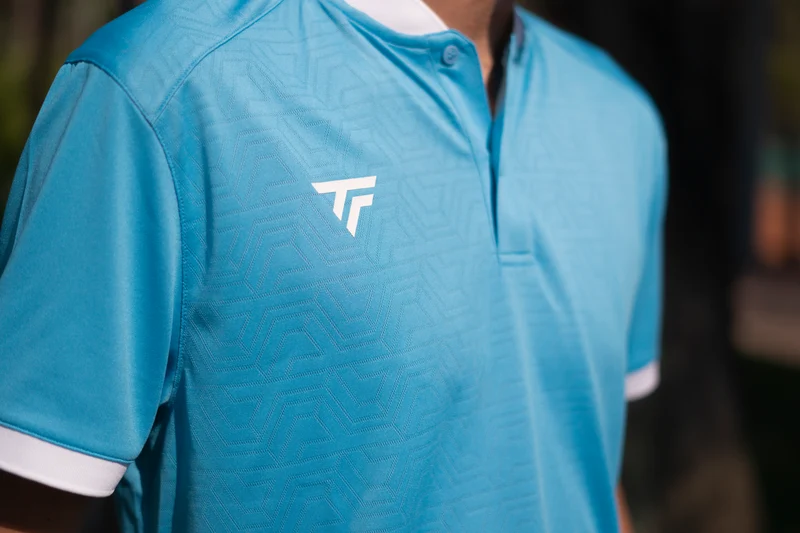 TEAM MESH POLO AZUR HOMME