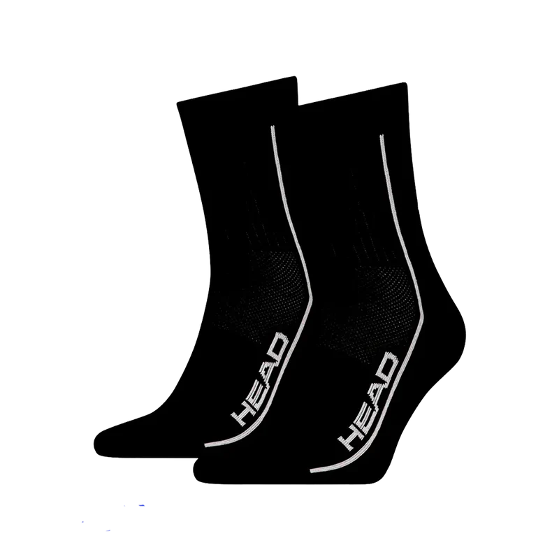 Calcetines Head Performance Short Crew Negro (Pack x2)