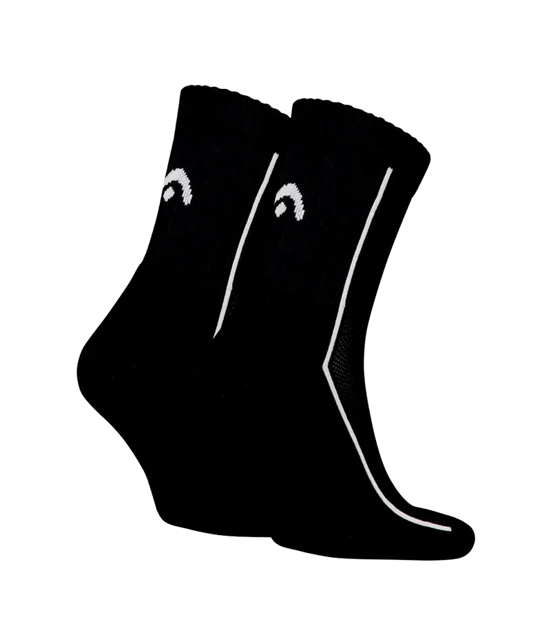 Calcetines Head Performance Short Crew Negro (Pack x2)