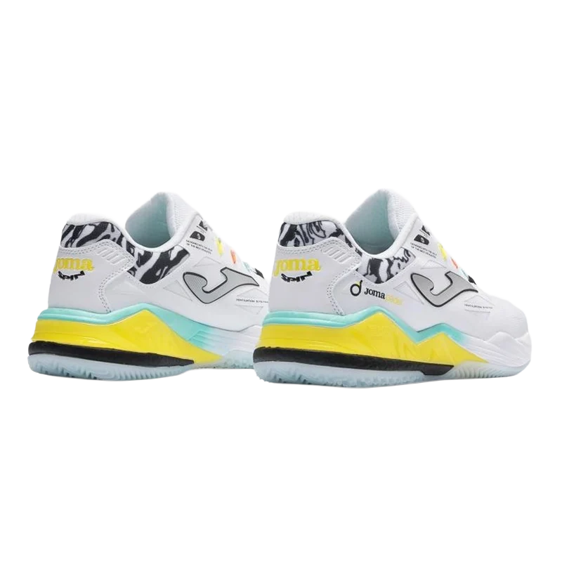 Zapatillas Joma Top Spin 2602OM Blanco/Amarillo 2026
