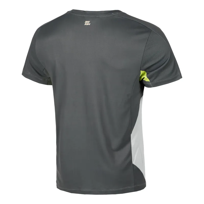Bubble T-Shirt Herren-Grau,Zitronengelb