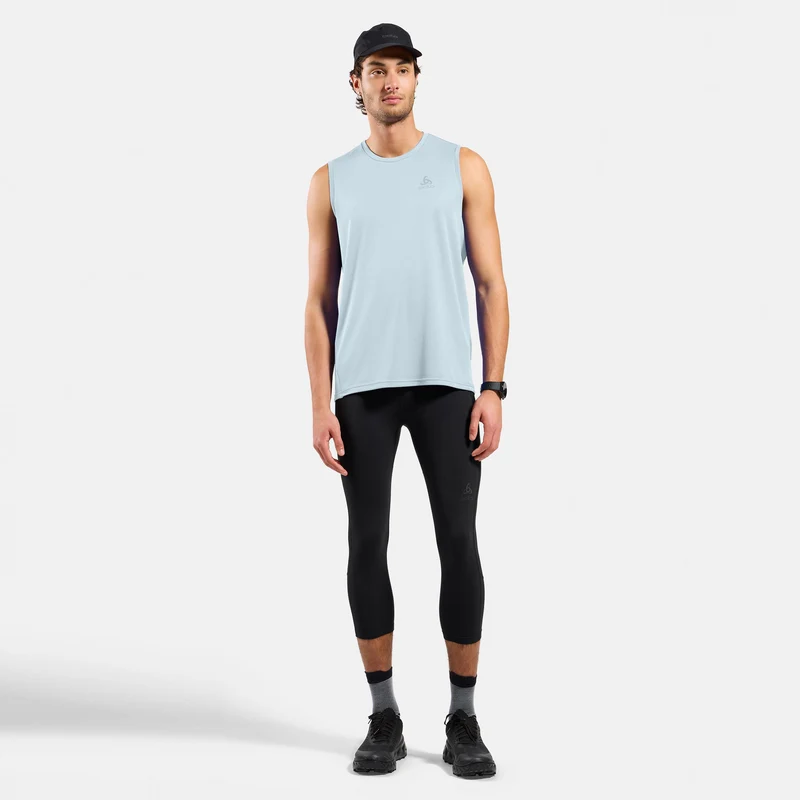 Essential Laufshirt Herren-hellblau