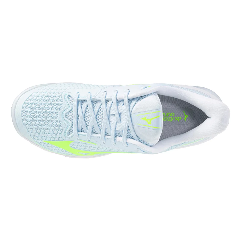 Wave Exceed Tour 7 Sandplatzschuh Damen - weiß, hellblau