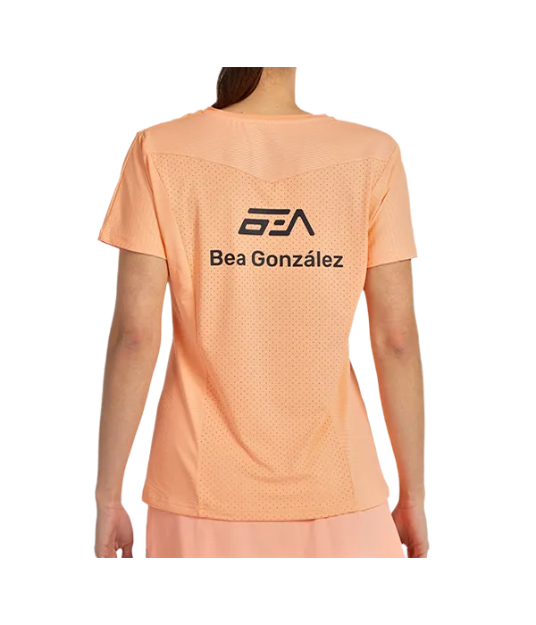Camiseta Bullpadel Bea Albaricoque Mujer