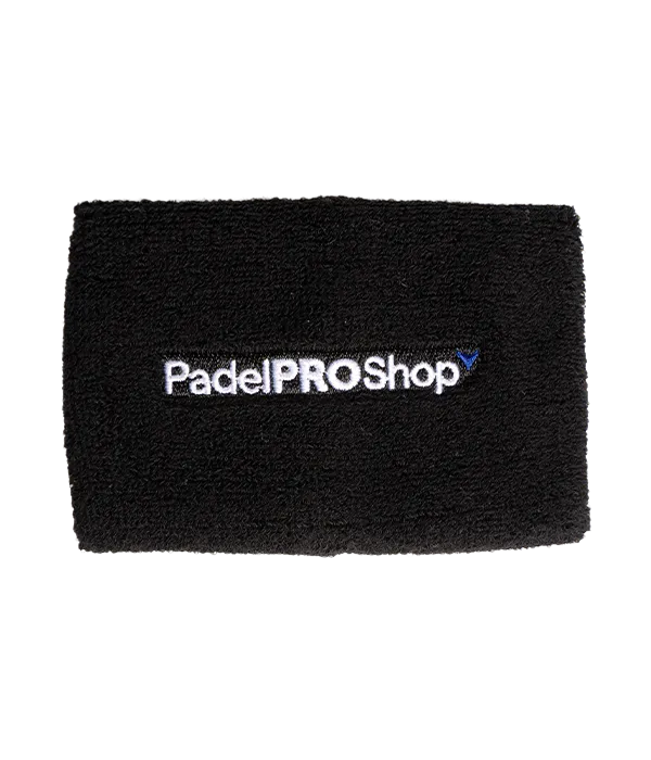Muñequera Larga We Speak Padel Negra Promo