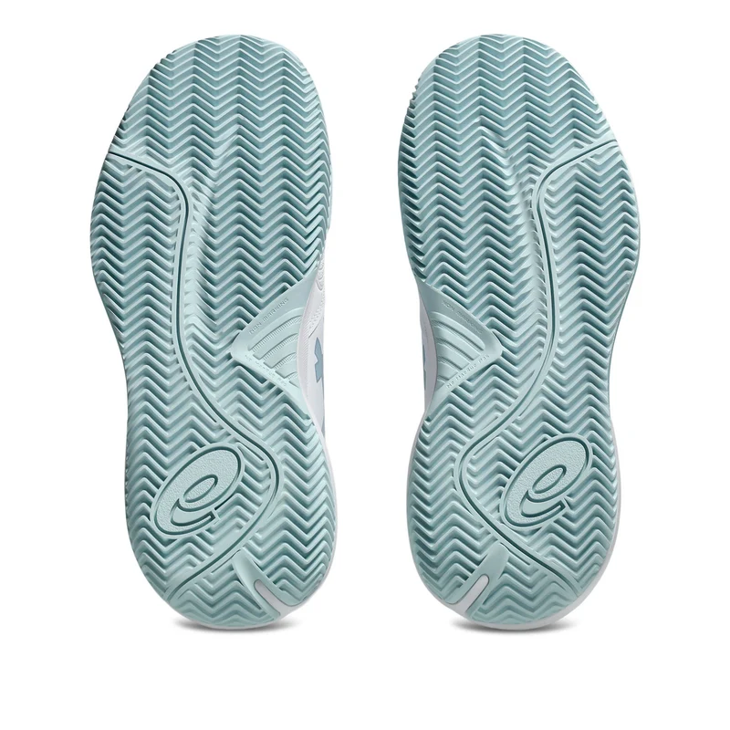 Gel-Challenger 15 Sandplatzschuh Damen - weiß, hellblau