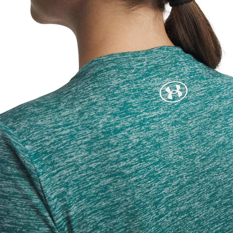 Tech Twist T-Shirt Damen-grün, weiß