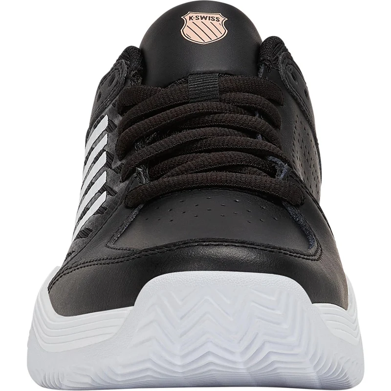 K-Swiss Court Express 2 Clay Black/White/Peach Parfait Dames