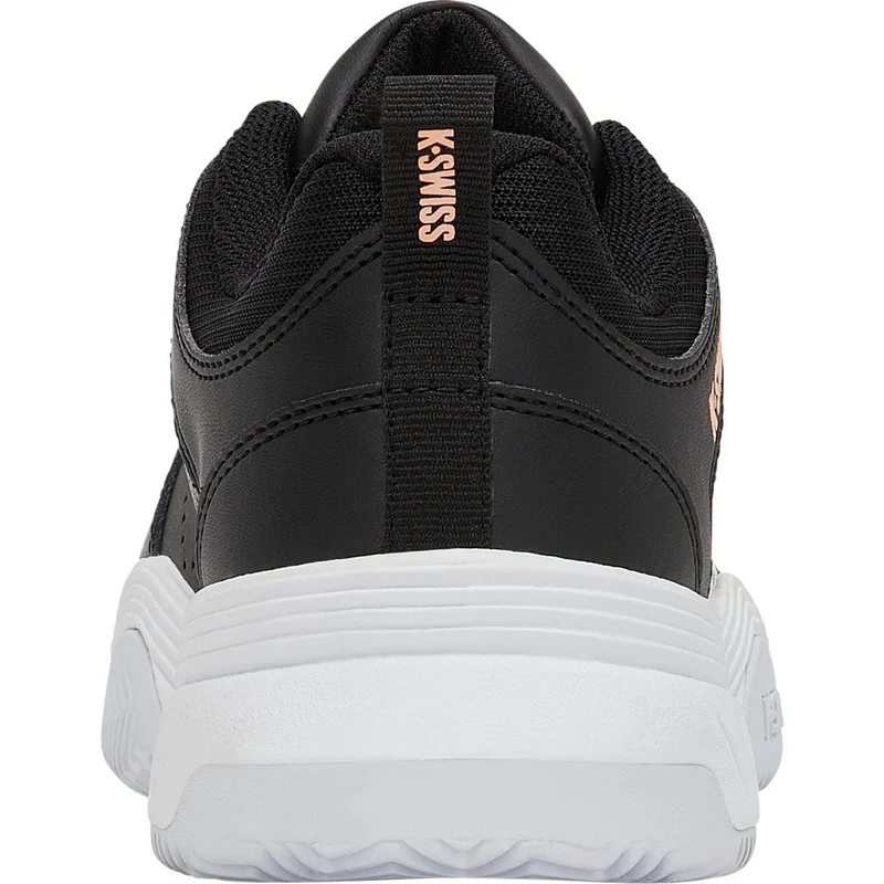 K-Swiss Court Express 2 Clay Black/White/Peach Parfait Dames