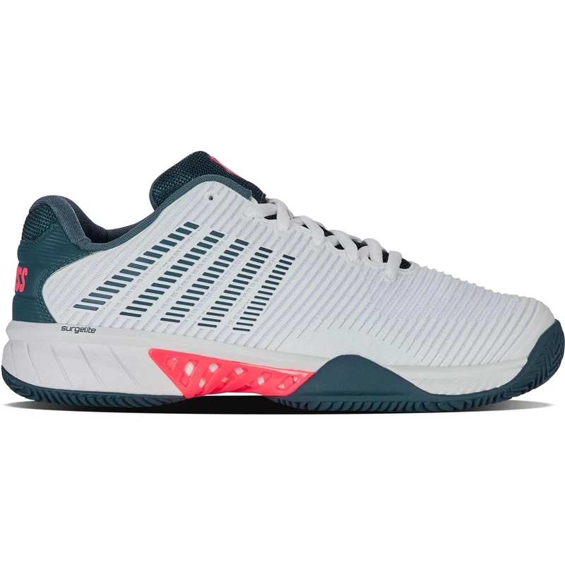 K-Swiss Hypercourt Express 2 Clay White/Stargazer/Neon Blaze Heren