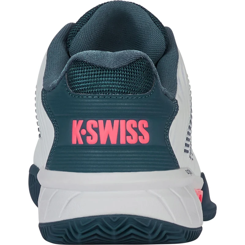 K-Swiss Hypercourt Express 2 Clay White/Stargazer/Neon Blaze Heren