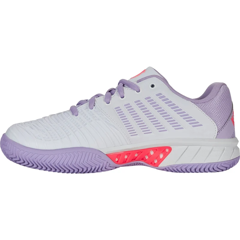 K-Swiss Express Light 3 Clay White/Orchid Petal/Neon Blaze Dames