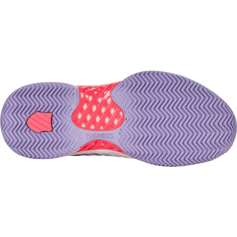 K-Swiss Express Light 3 Clay White/Orchid Petal/Neon Blaze Dames