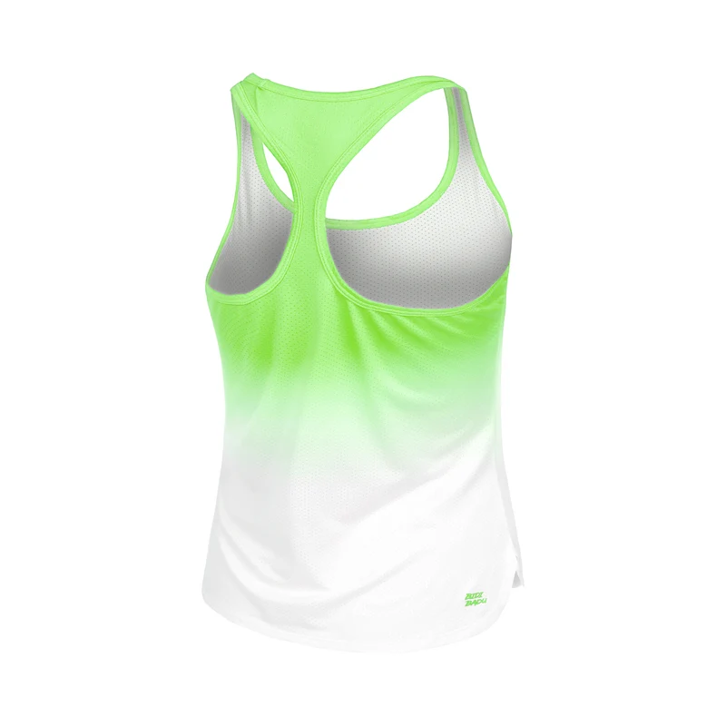 Crew Gradiant Tank-Top Mädchen-Neongrün,Weiß