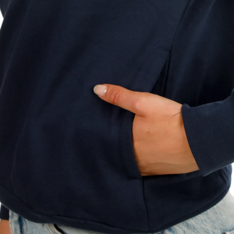Crew Logo Hoody Damen-Dunkelblau