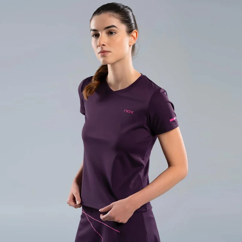 Pro T-Shirt Damen-lila