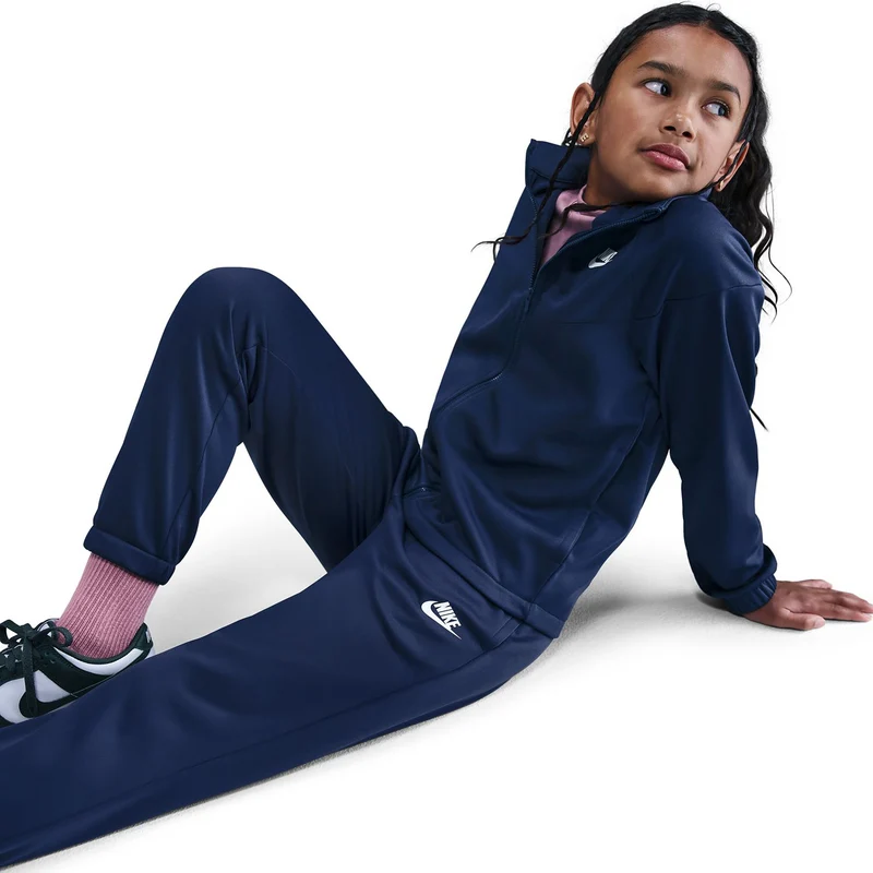 Dri-Fit Full-Zip Trainingsanzug Kinder-dunkelblau